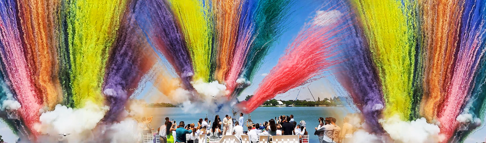 artificii zi colorate nunta botez petreceri firme - Artificii de zi Mine colorate