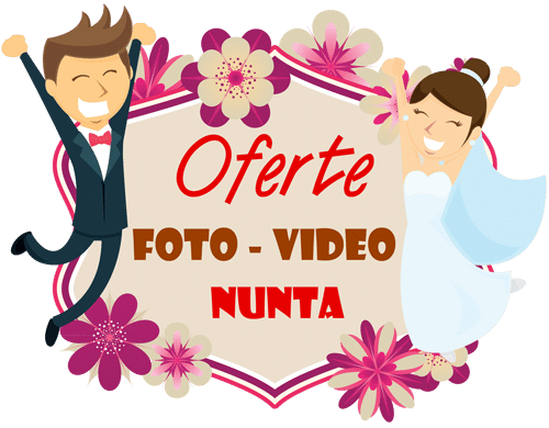 stiker oferta foto video nunta header - Super oferte Foto + Video Full HD si 4K Ultra HD pentru Nunta